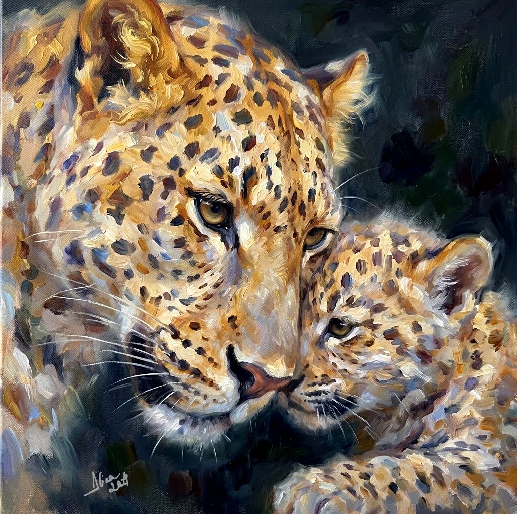 ArteDiAlina.com painting: Animal Instinct